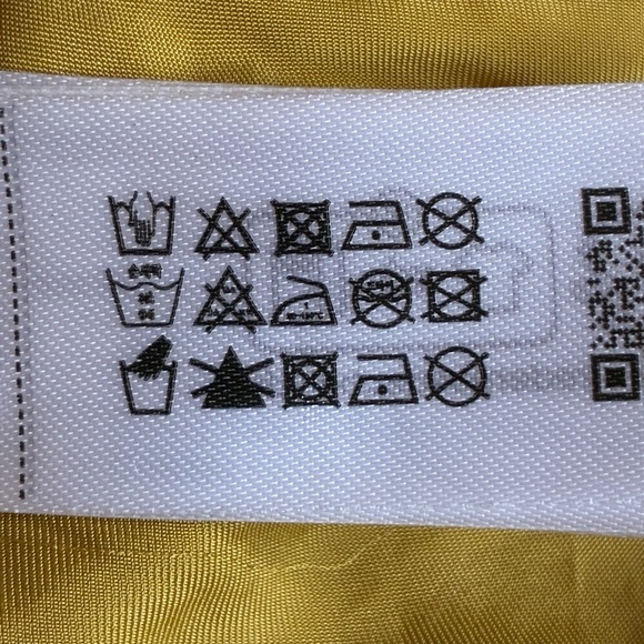 NWT. Zara Olive Green Satin Effect Long Dress with Embossed Flower. Size XS. - Picture 13 of 13